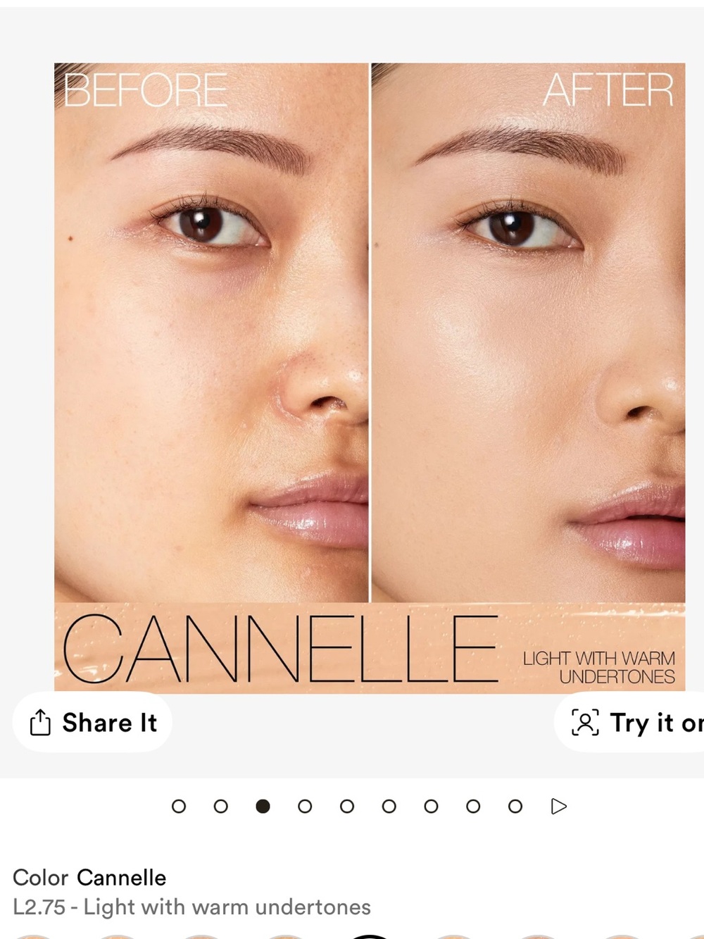 Cannelle light 2.75 Nars RADIANT CREAMY CONCEALER